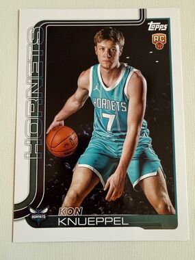 Topps Hornets Oversized Rookie Card. Kon Knueppel. OTC-13